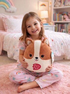 Squishmallows “Regina”  the Corgi NWT